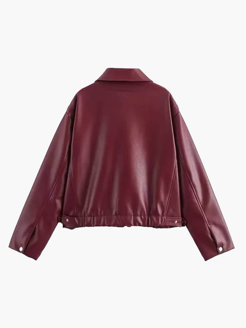 ELLE| LEATHER JACKET