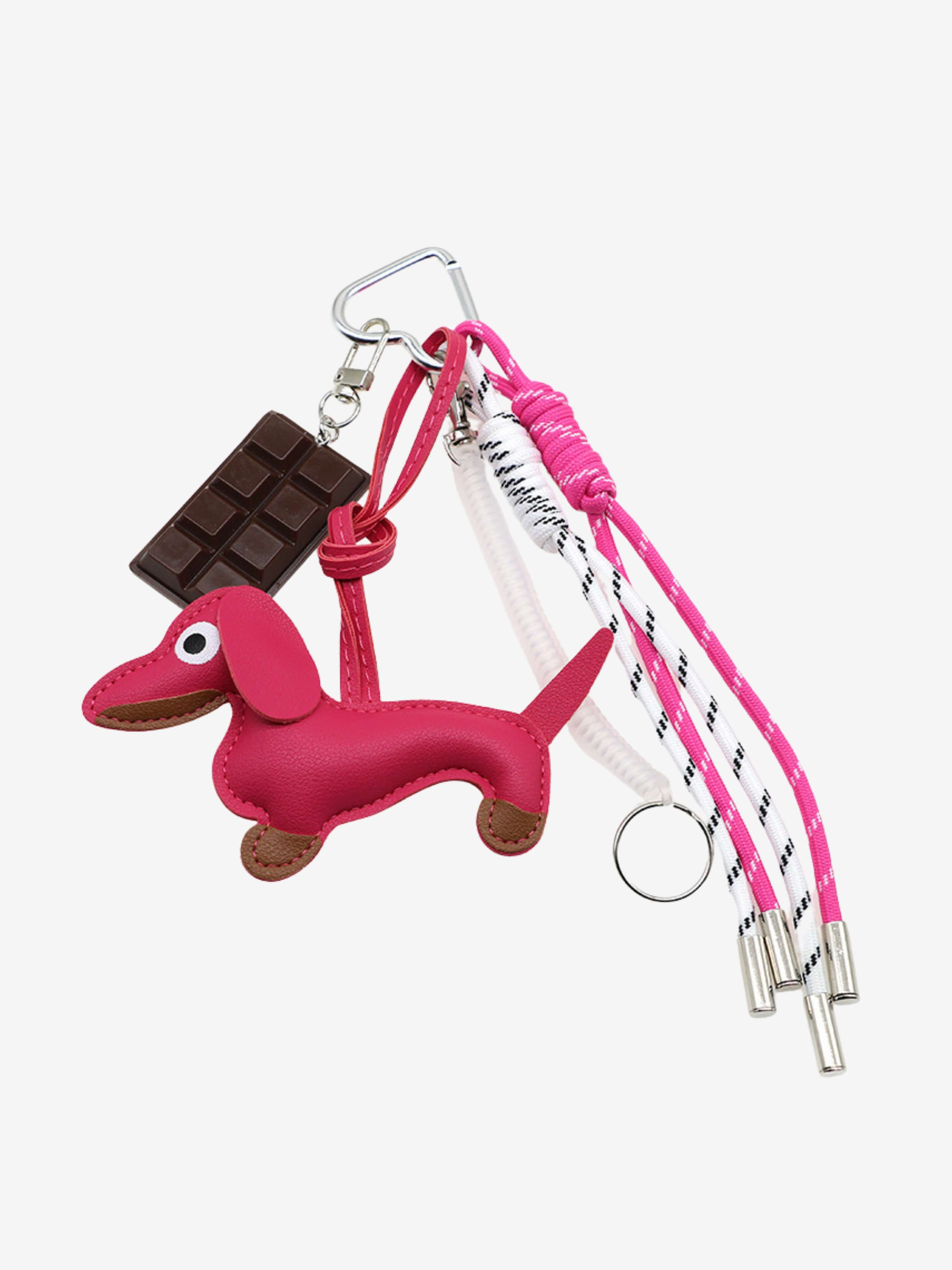 Chocolate & Puppy Bag Charm