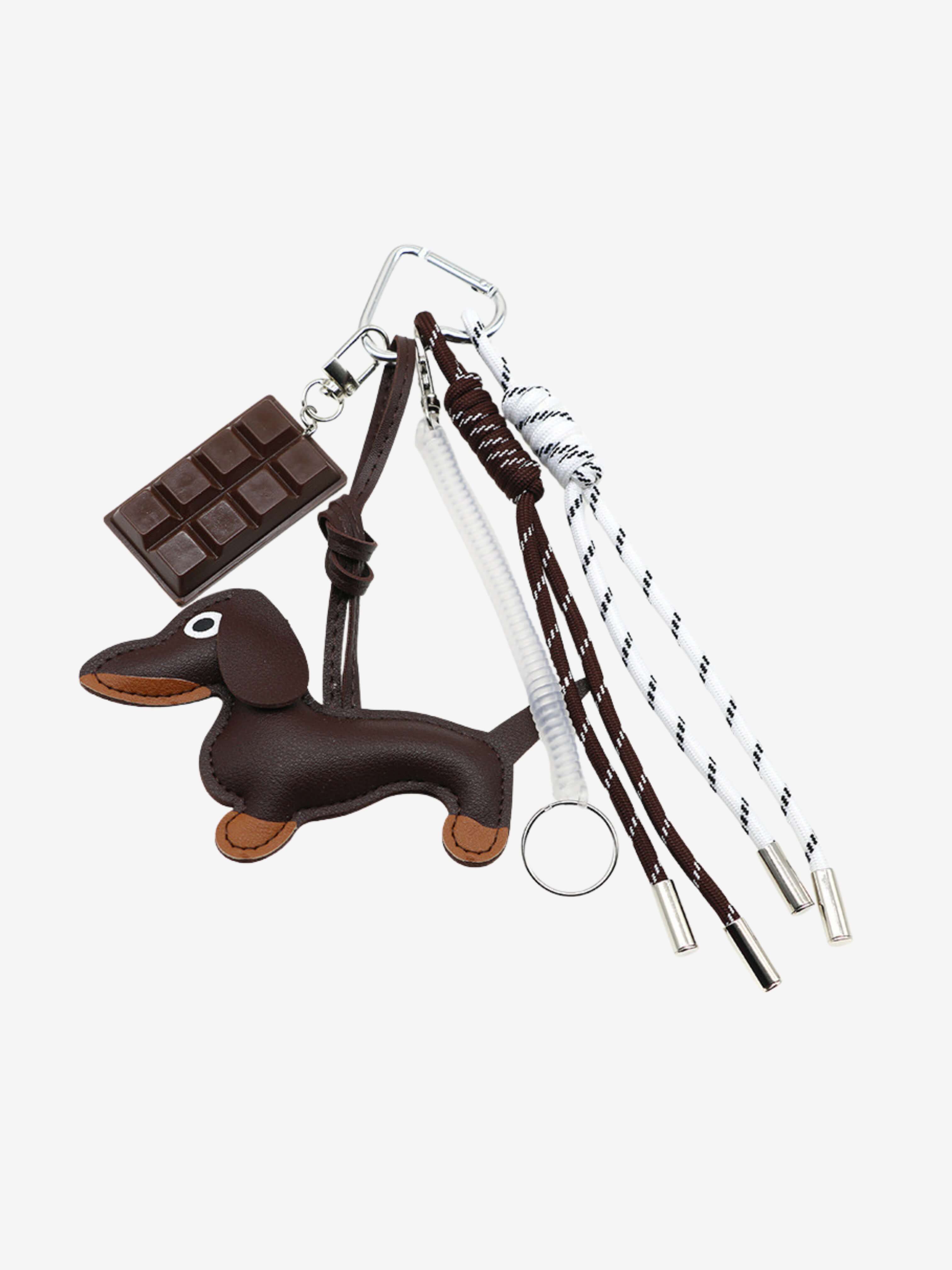 Chocolate & Puppy Bag Charm