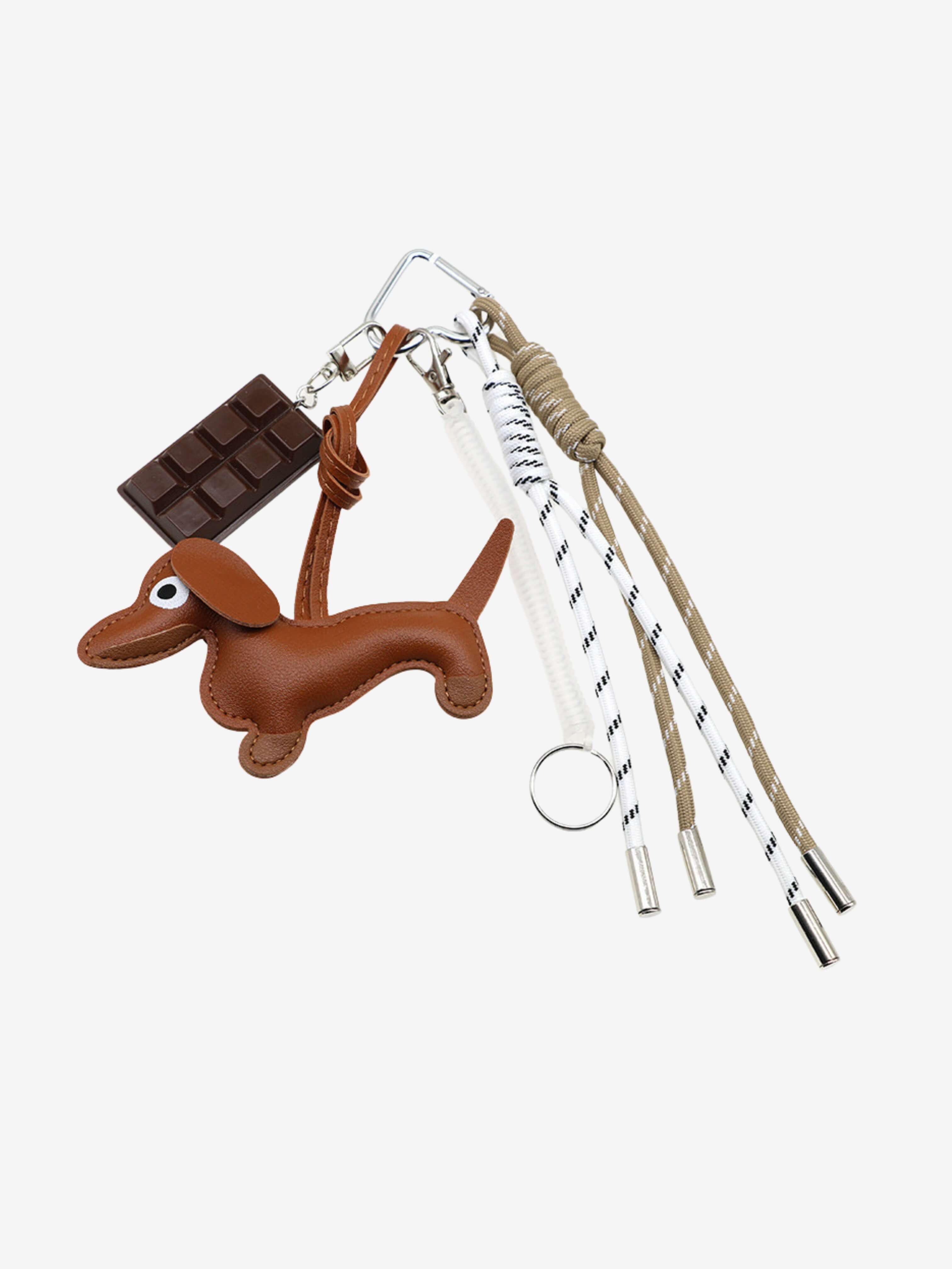 Chocolate & Puppy Bag Charm